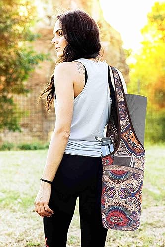 Miniatura 5 de Ewedoos Yoga Mat Bag Yoga Bags Fits Most Mats Perfect Yoga Gifts with Large Storage Pockets Holds More Accessories