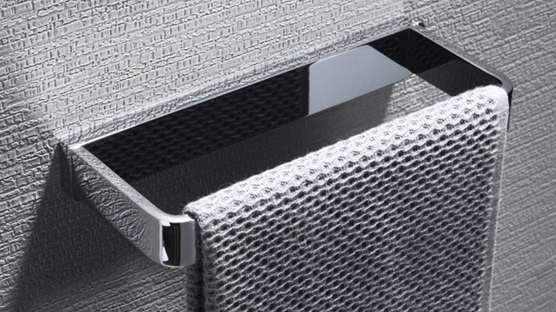 Portasciugamani A Parete In Ottone Cromato - Anello Aperto, Design Moderno, Facile Da Installare - Per Bagno, Camera, Cucina