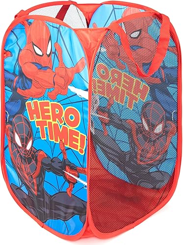 Miniatura 93 de Jay Franco canasta plegable para ropa sucia para niños Aventuras de superhéroes