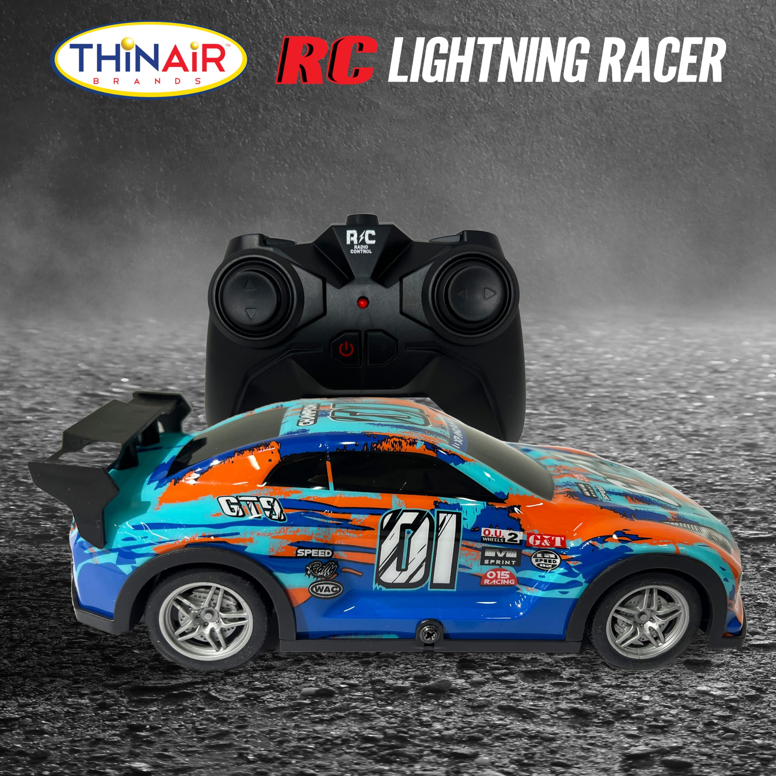QD RACER 1/8 SCALE R/C SPORTS RACINGラジコン Amazon.com: Nature Bound RC Lightning Racer - High-Speed, Light Up