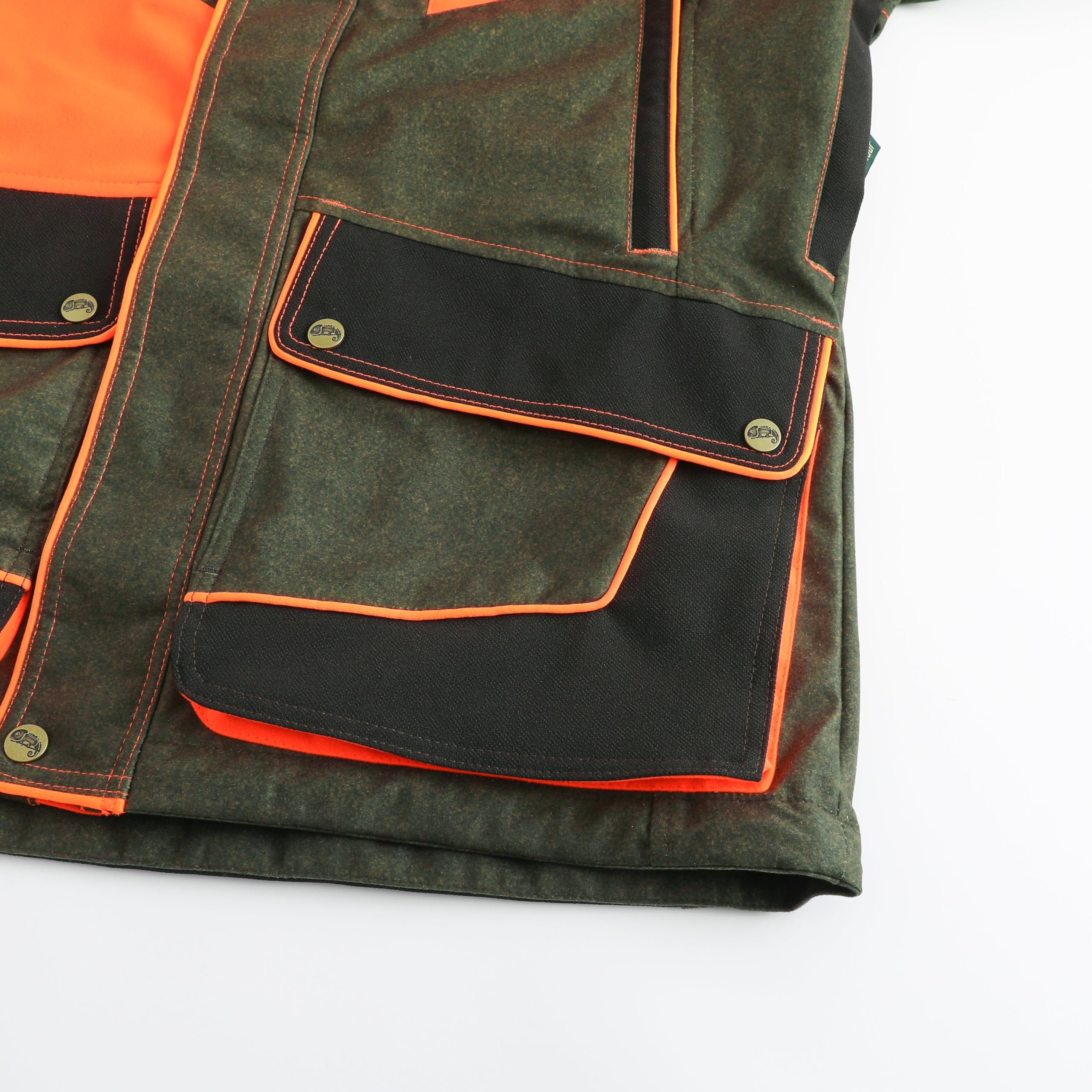 giacca da caccia arancione, giacca outdoor anti-spine (thornproof), giacca militare, giacca tattica, giacca sportiva da uomo, antivento e impermeabile