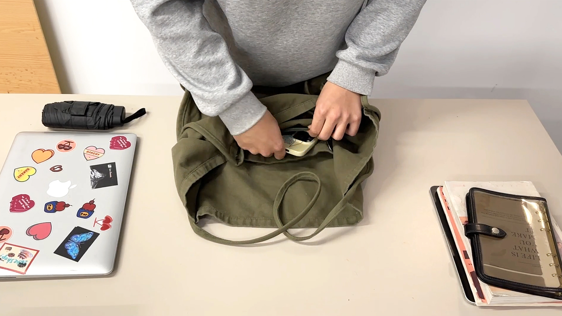 Bolso Tote Casual de Lona para Mujer ALUDAPIJU miniatura 7