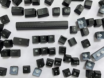Suitable for Corsair keycap K70 K65 Keyboard keycap, 104 Keys. Spare keycaps Mechanical Gaming Keyboard