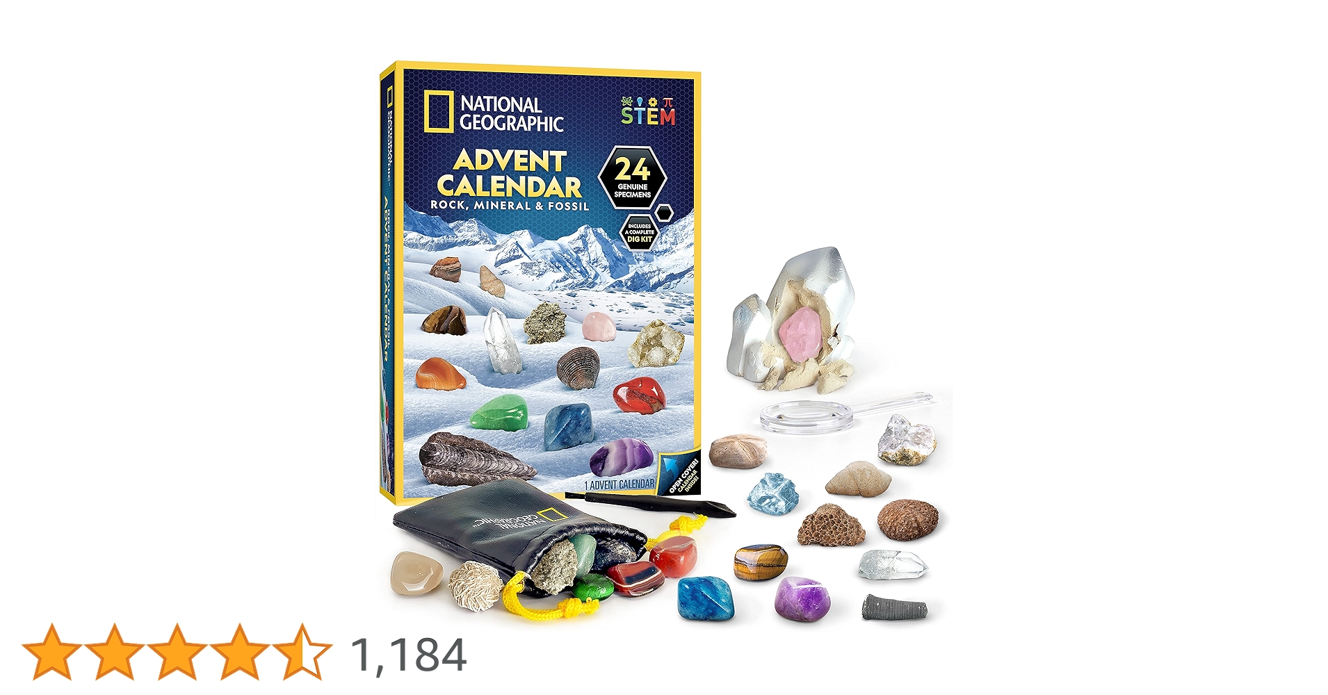 ナショナルジオグラフィック 2022年アドベントカレンダー 鉱石 宝石 化石 91XPbym0EdL.jpg_BO30,255,255,