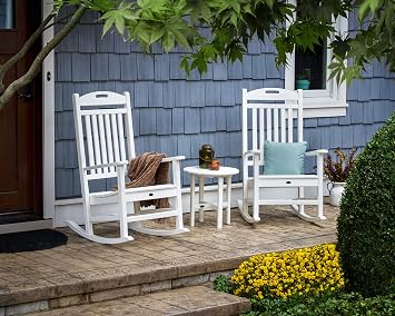 Trex Outdoor FurnitureTM Yacht Club Rocking Chair Set, Stepping Stone