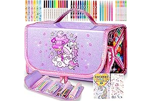 BEEFUNNY Unicorn Fruit Scented Washable Markers Set 45 PCS