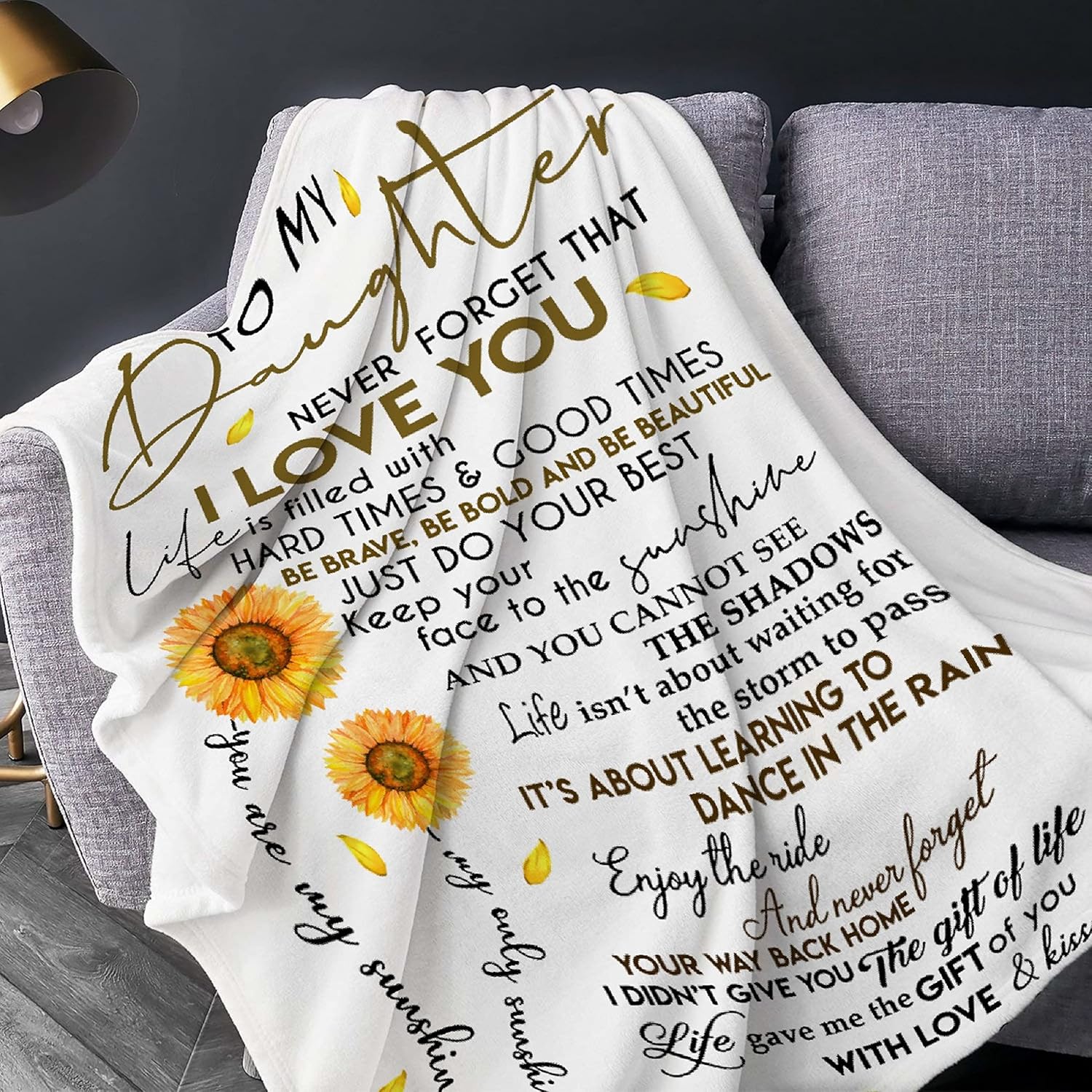 Rеvіеw MADISON GRIFFITHS Sunflower Love Letter to My Daughter Ultra-Soft Flannel Bed Blanket - Warm Bed Throws - for Home 40x30 XSmall for Pets Exсluѕіvе Sресіаl MADISON GRIFFITHS Sunflower Love Letter to My Daughter Ultra-Soft Flannel Bed Blanket - Warm Bed Throws - for Home 40x30 XSmall for Pets