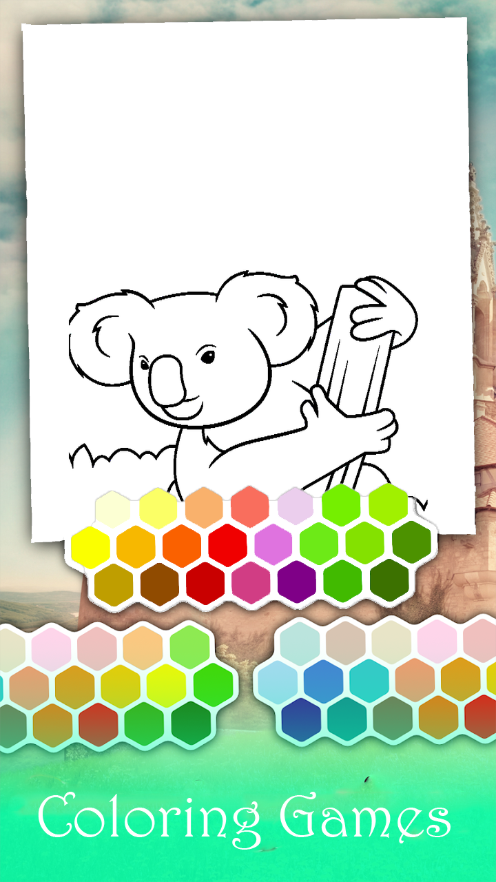 Realistic Animal Coloring Book: Wildlife Drawing & Painting Games - App ...