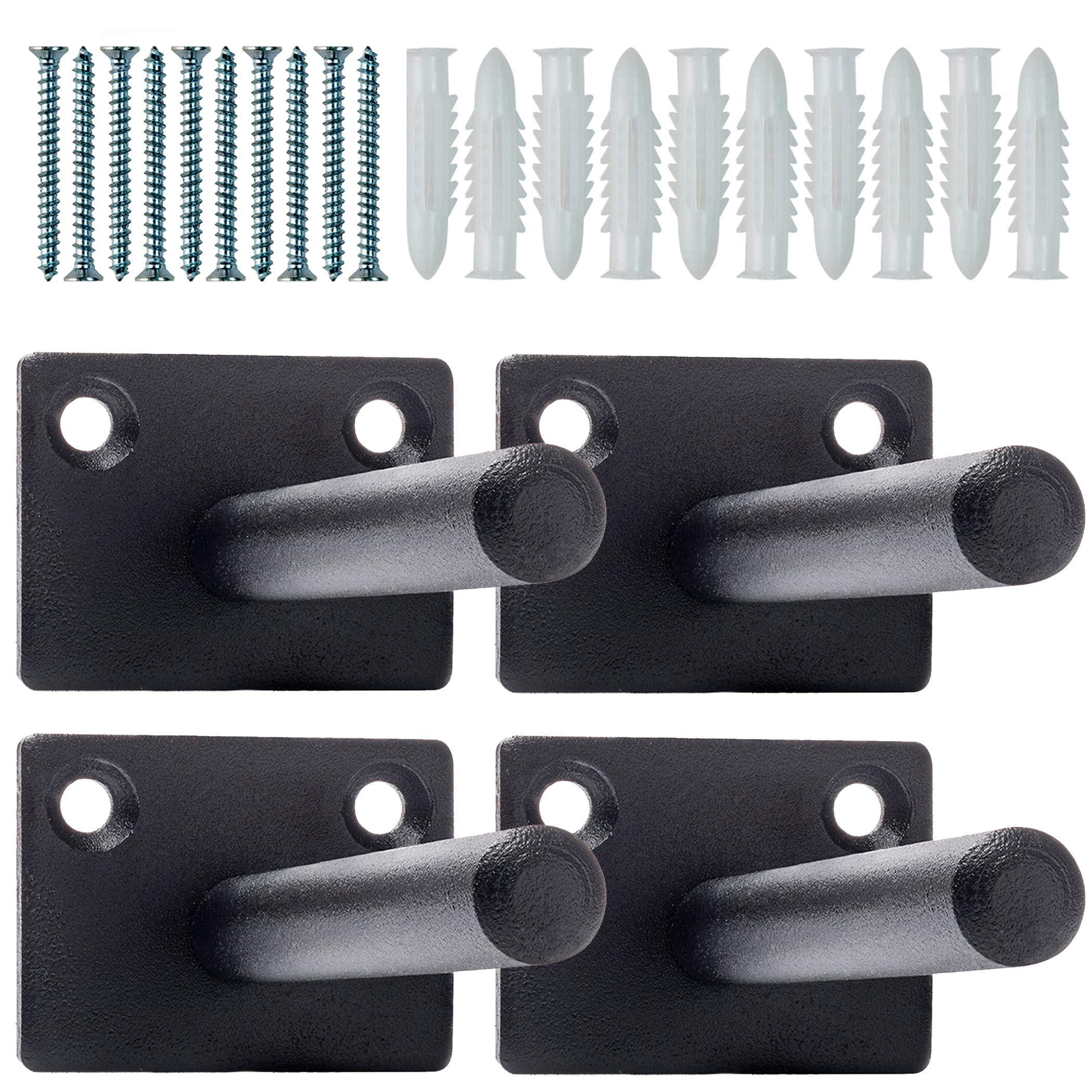 Buy Floating Shelf Bracket Black Heavy Duty 5 Inch 4 Pack Invisible