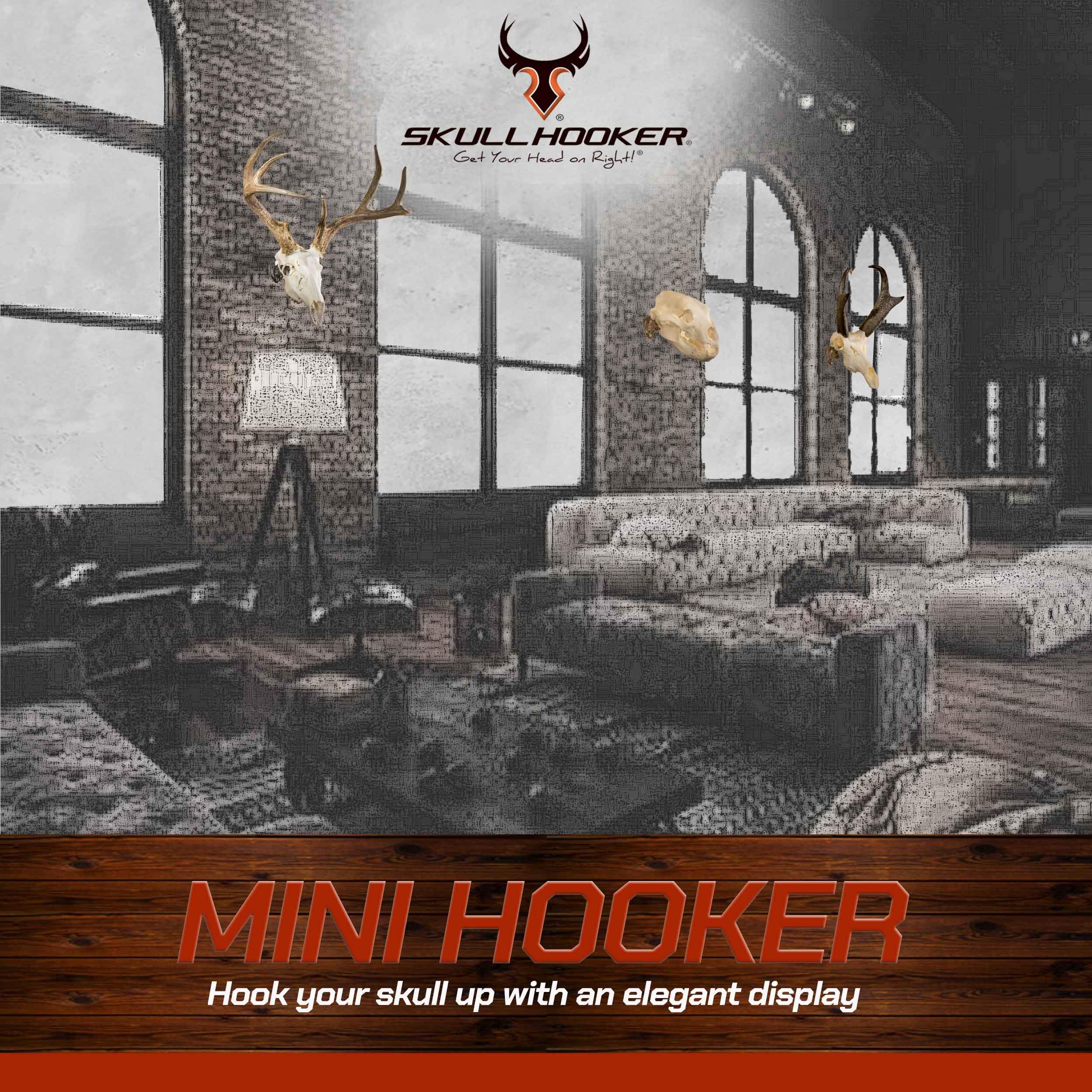 Skull Hooker Mini-Nutte (kleine Trophäen) - Schwarz