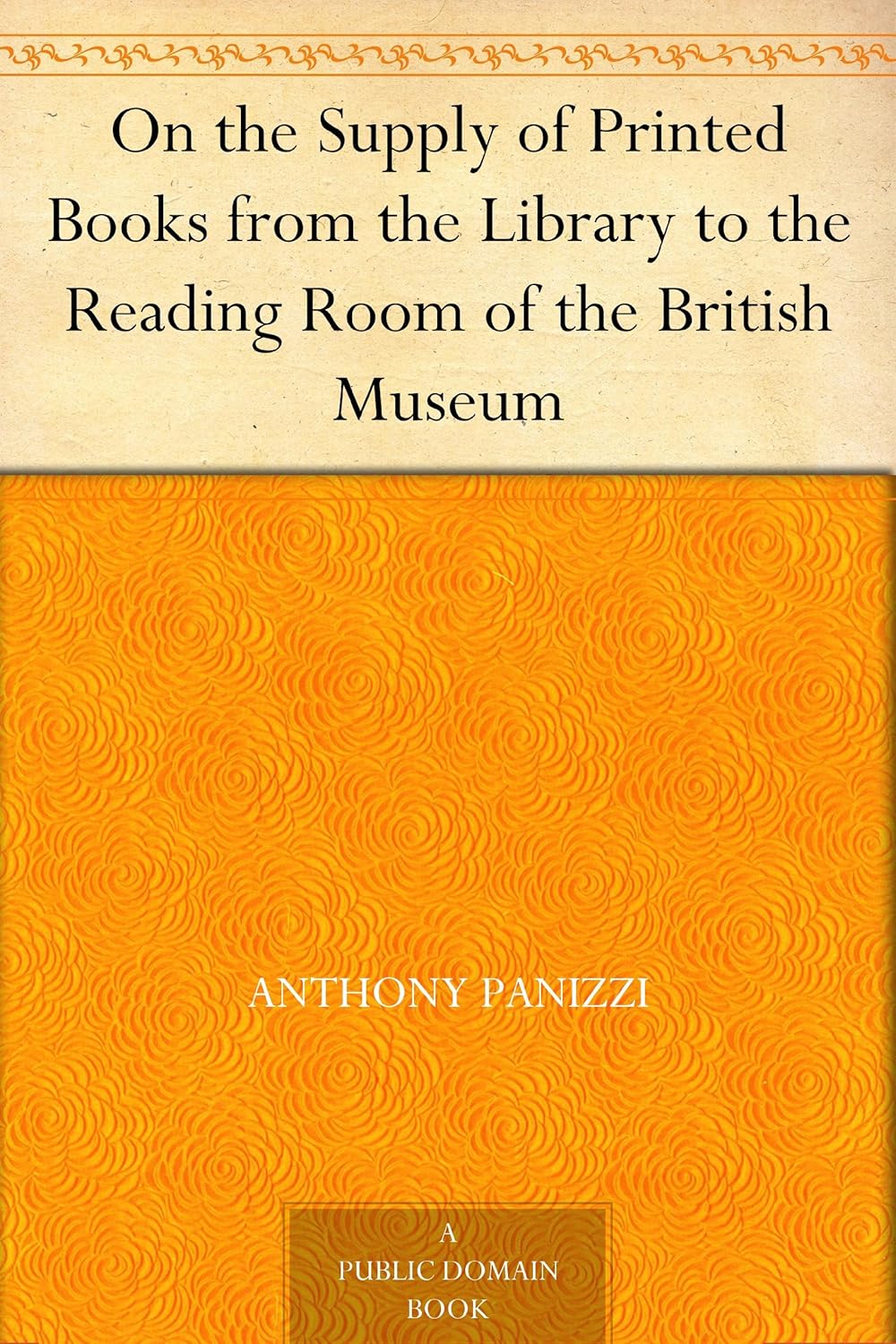 On the Supply of Printed Books from the Library to the