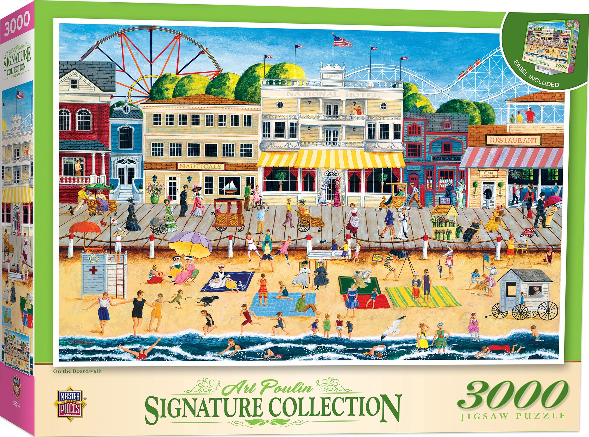MasterPieces 3000 Piece Jigsaw Puzzle For Adults, Family, Or Youth - On The Boardwalk - 32"x45"