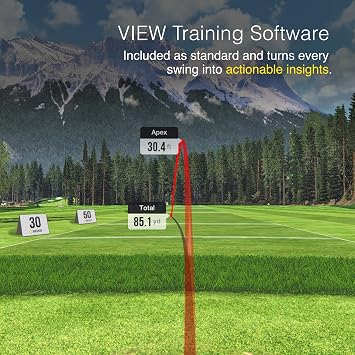 Uneekor EYE MINI CORE Golf Launch Monitor & Simulator, 15 Ball Data Points, Near-Zero Latency, Works with GSPro, TGC19 & E6