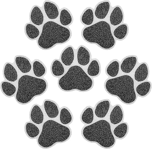 Secopad Calcomanías antideslizantes para bañera, 20 piezas de gran seguridad, tinas de baño, duchas, peldaños adhesivos, raspador (negro)