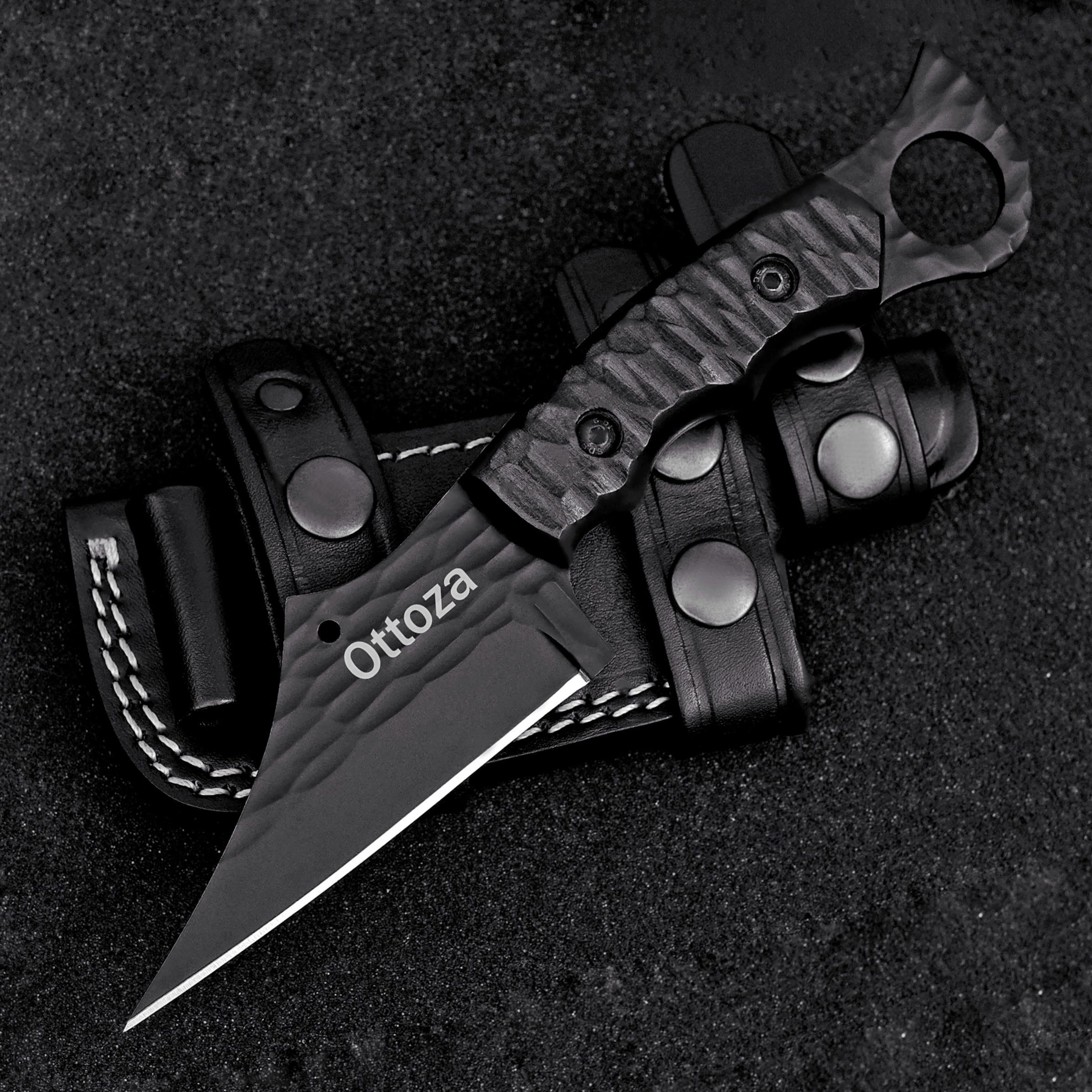 Amazon.com: Ottoza Small Seax Tactical Knife with Fixed Blade