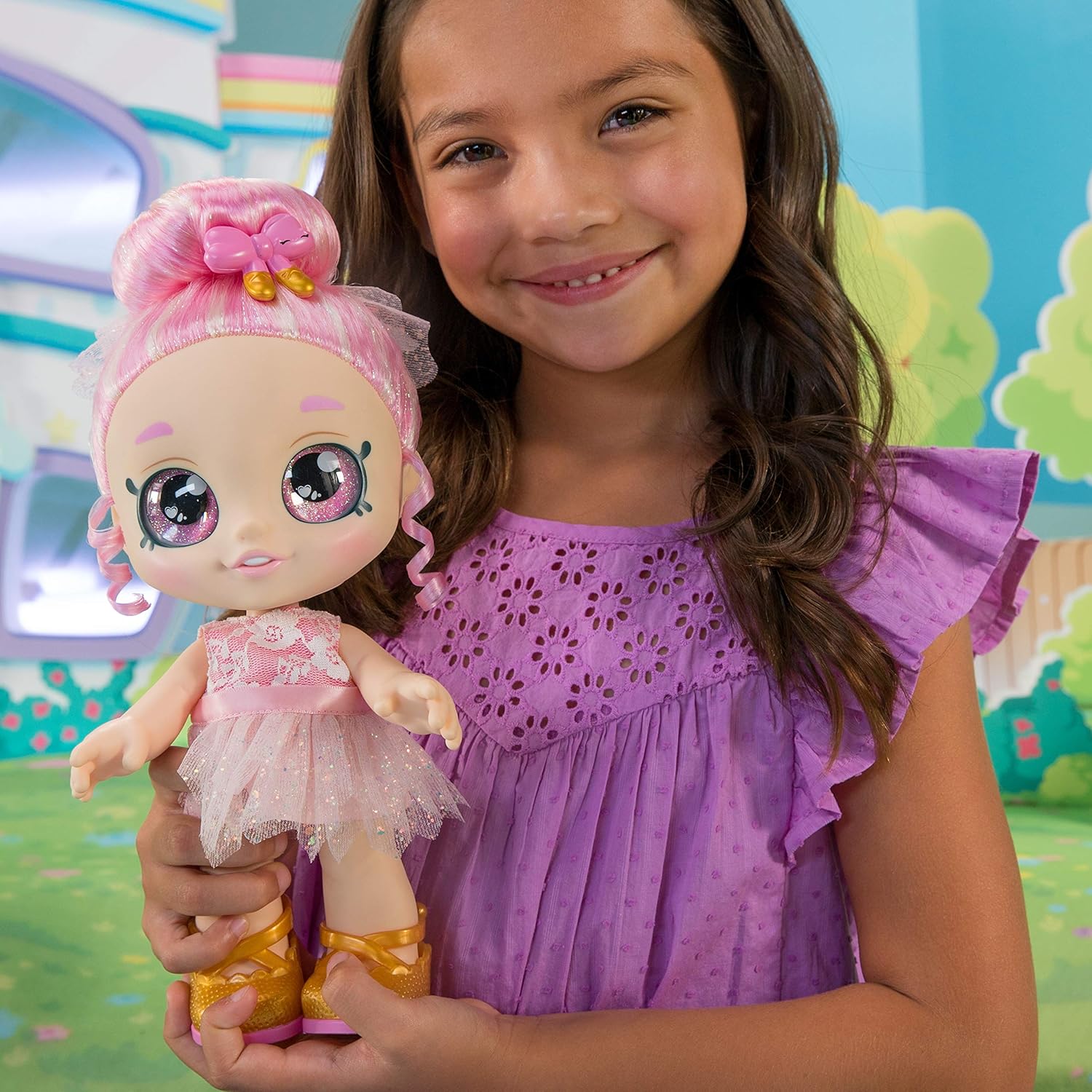 Kindi Kids Fun Time Friends - Pre-School Play Doll, Pirouetta - for Ages 3+ | Changeable Clothes and Removable Shoes