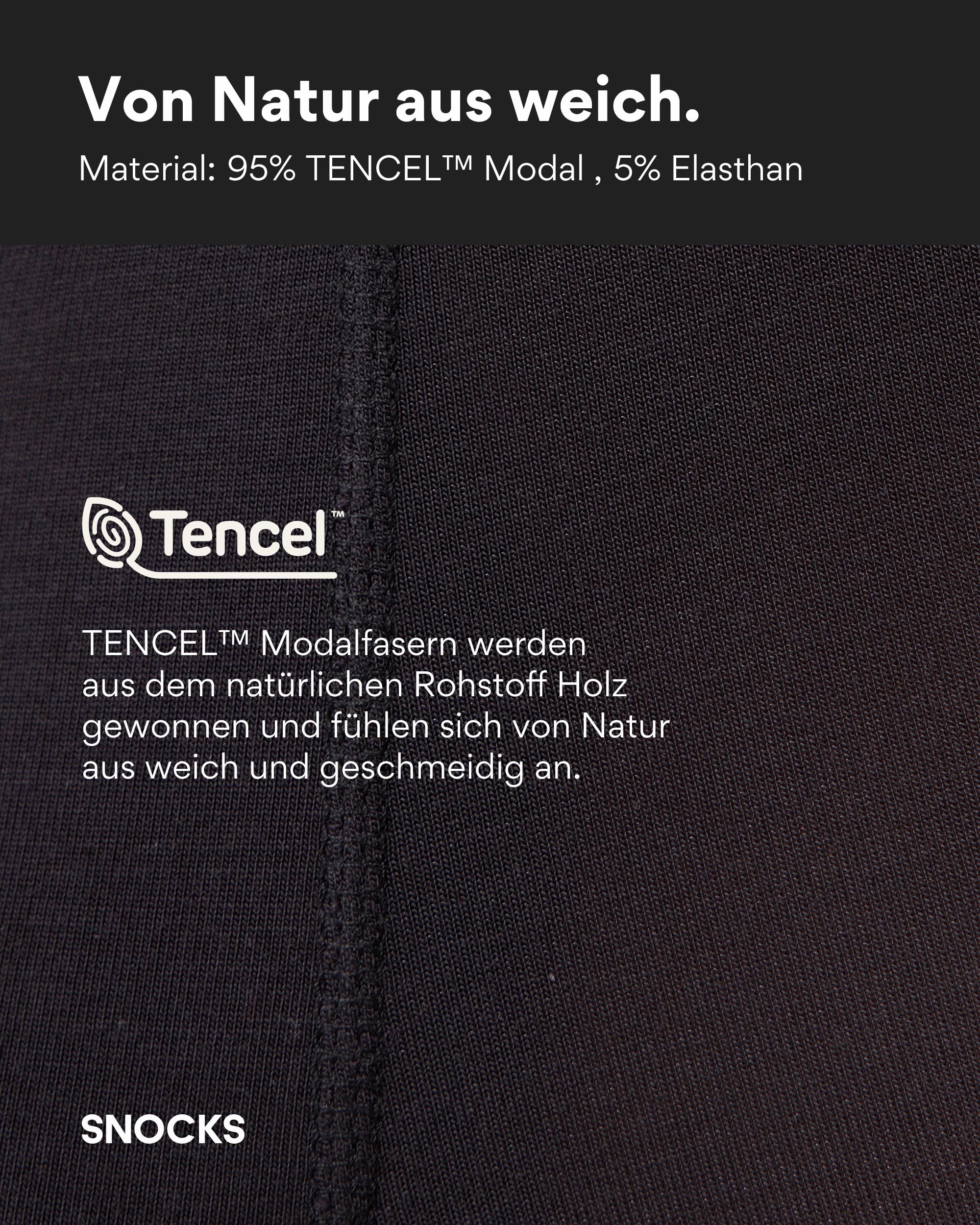 Snocks Premium Boxershorts Herren aus weichem Lenzing Modal (3er Pack) - Ultraleichte und Atmungsaktive Boxershorts - Unterwäsche Männer ohne Kratzenden Etiketten - Gr. S-XL