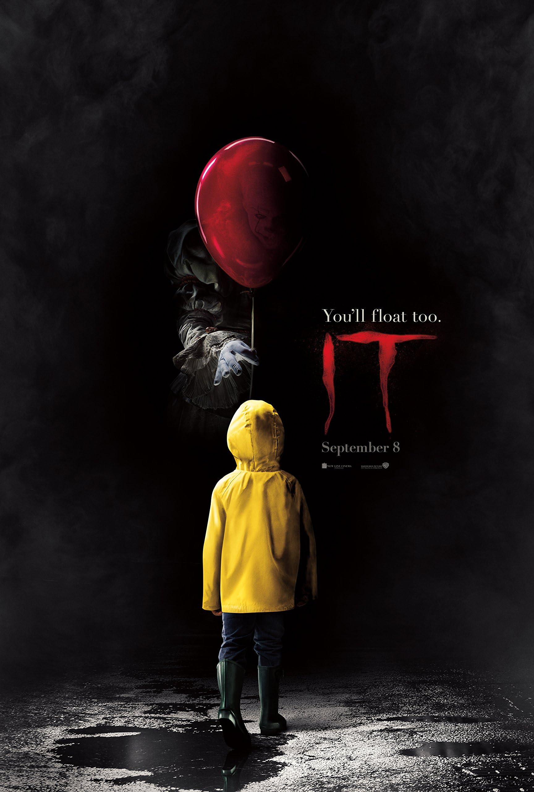 IT 2017 Horror Film Movie poster - Stephen King (A4)