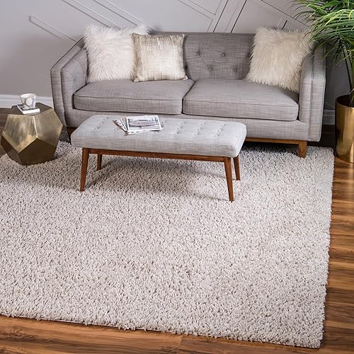 Unique Loom Colección Davos Shag - Alfombra