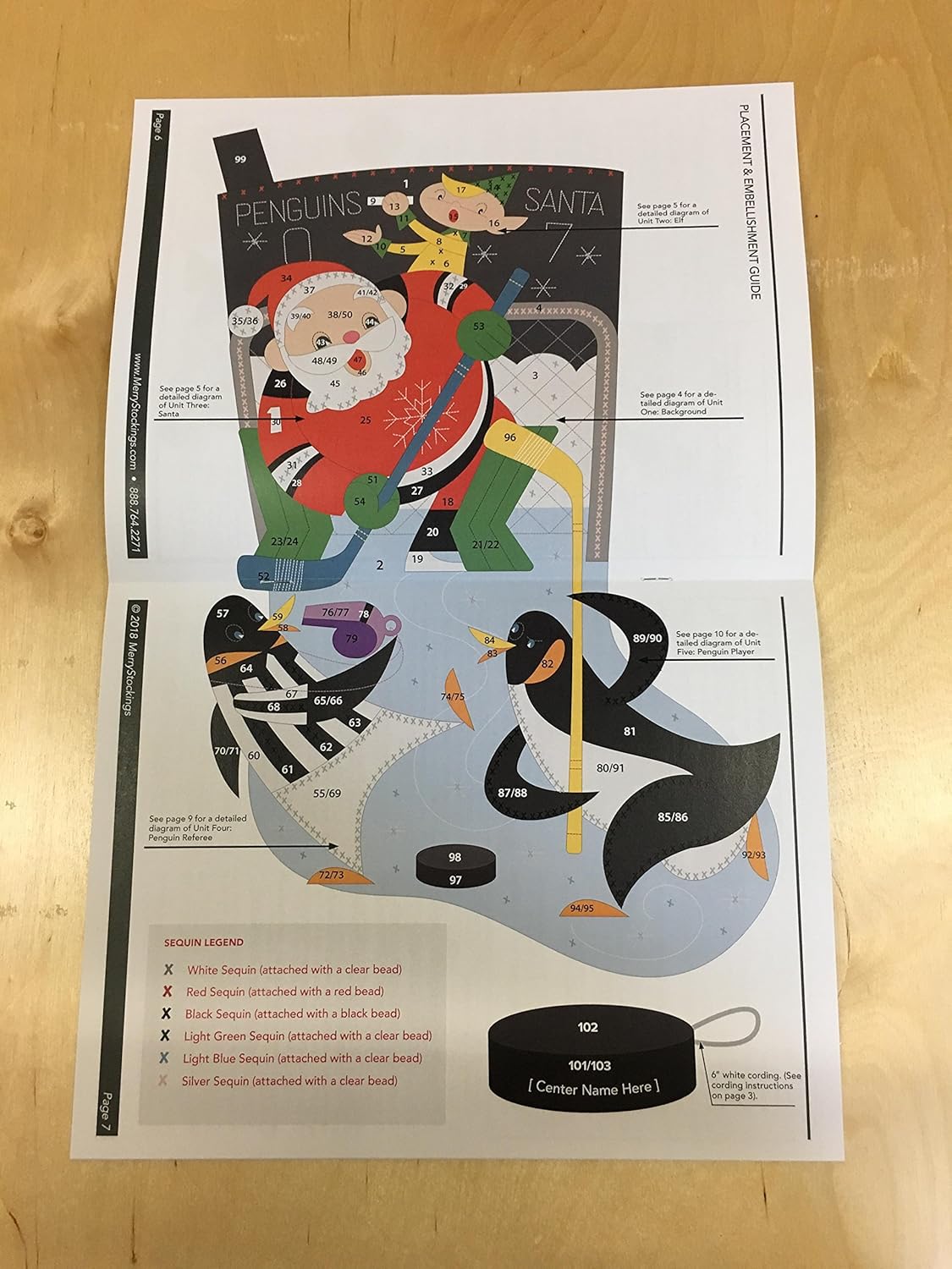 Pond Hockey 18" Felt Christmas Stocking Kit