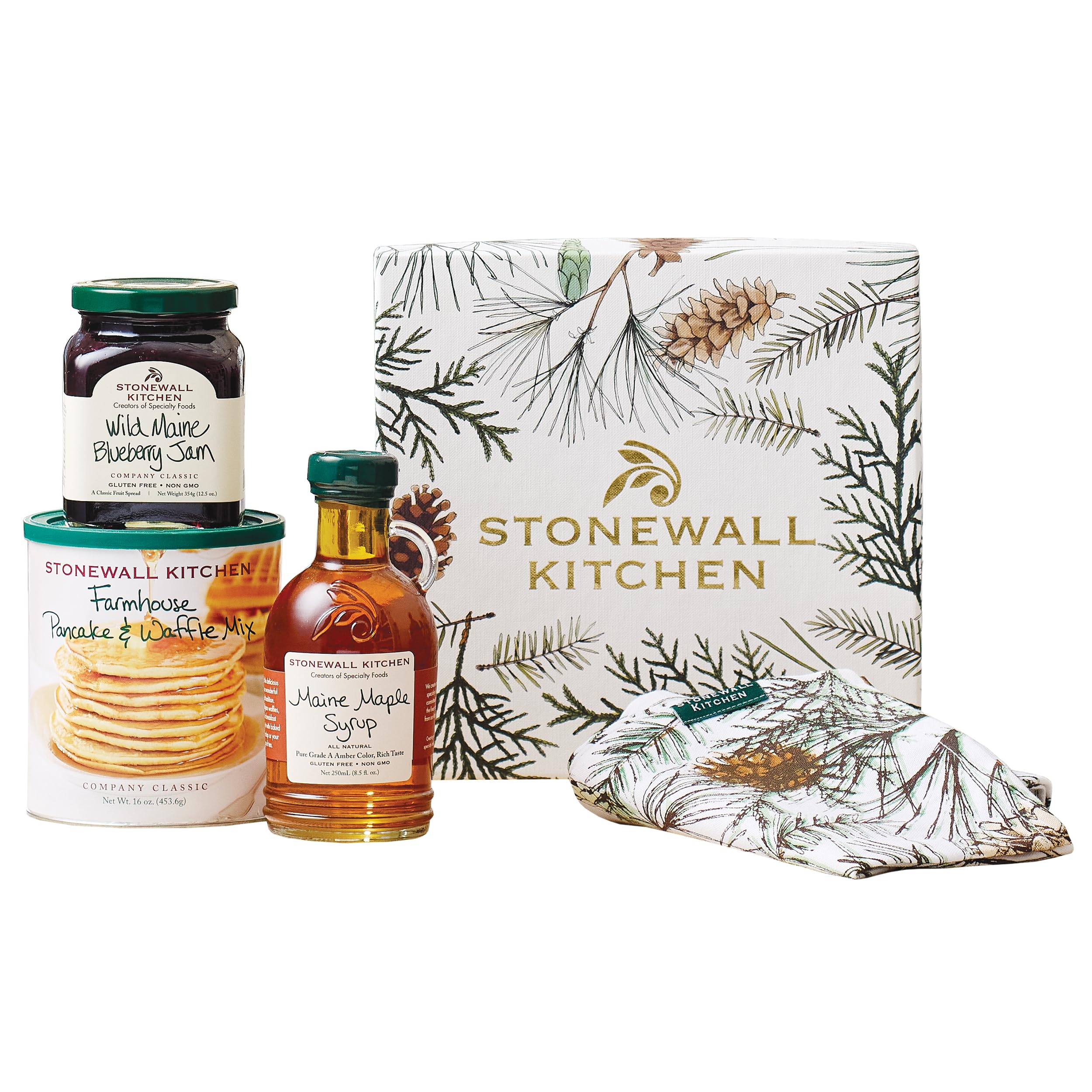 Pine Breakfast 4-Piece Gift Box
