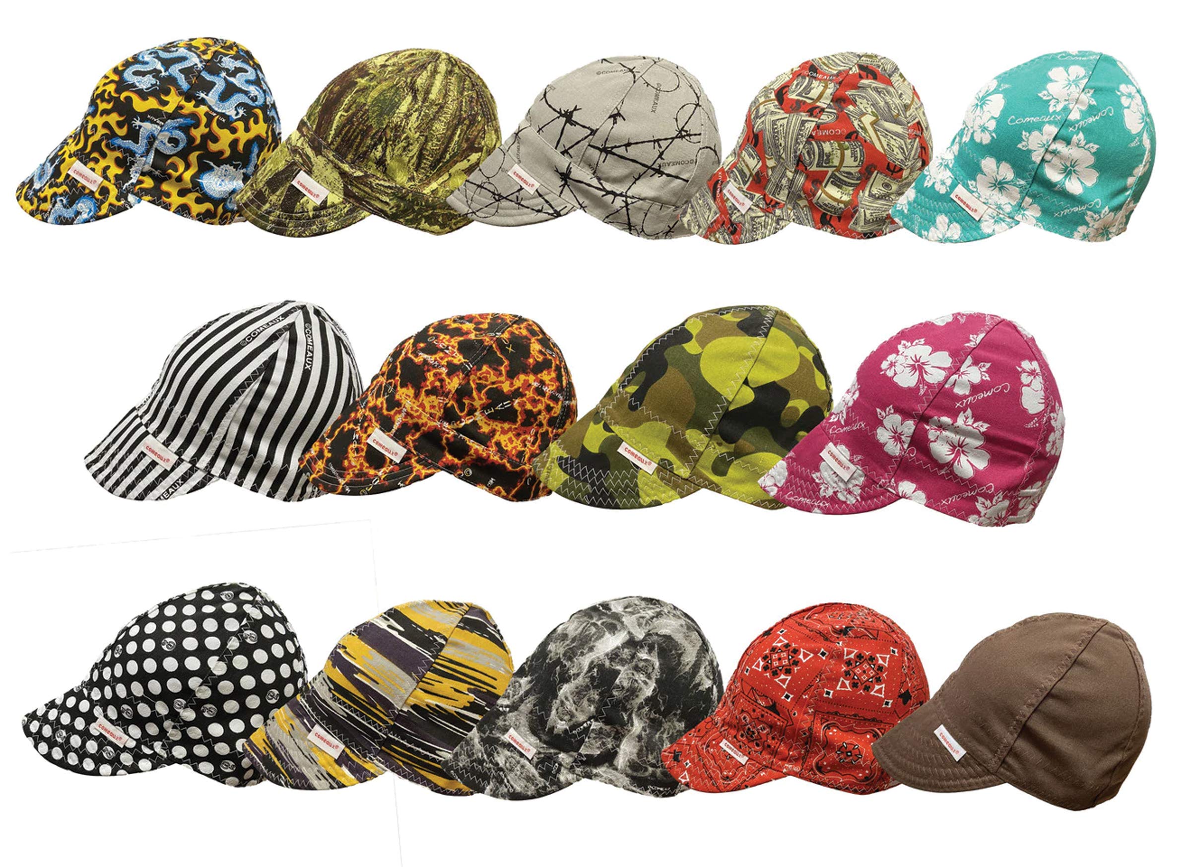 Comeaux Caps 118-1000-7-3/8 Deep Round Crown Caps, 7 3/8