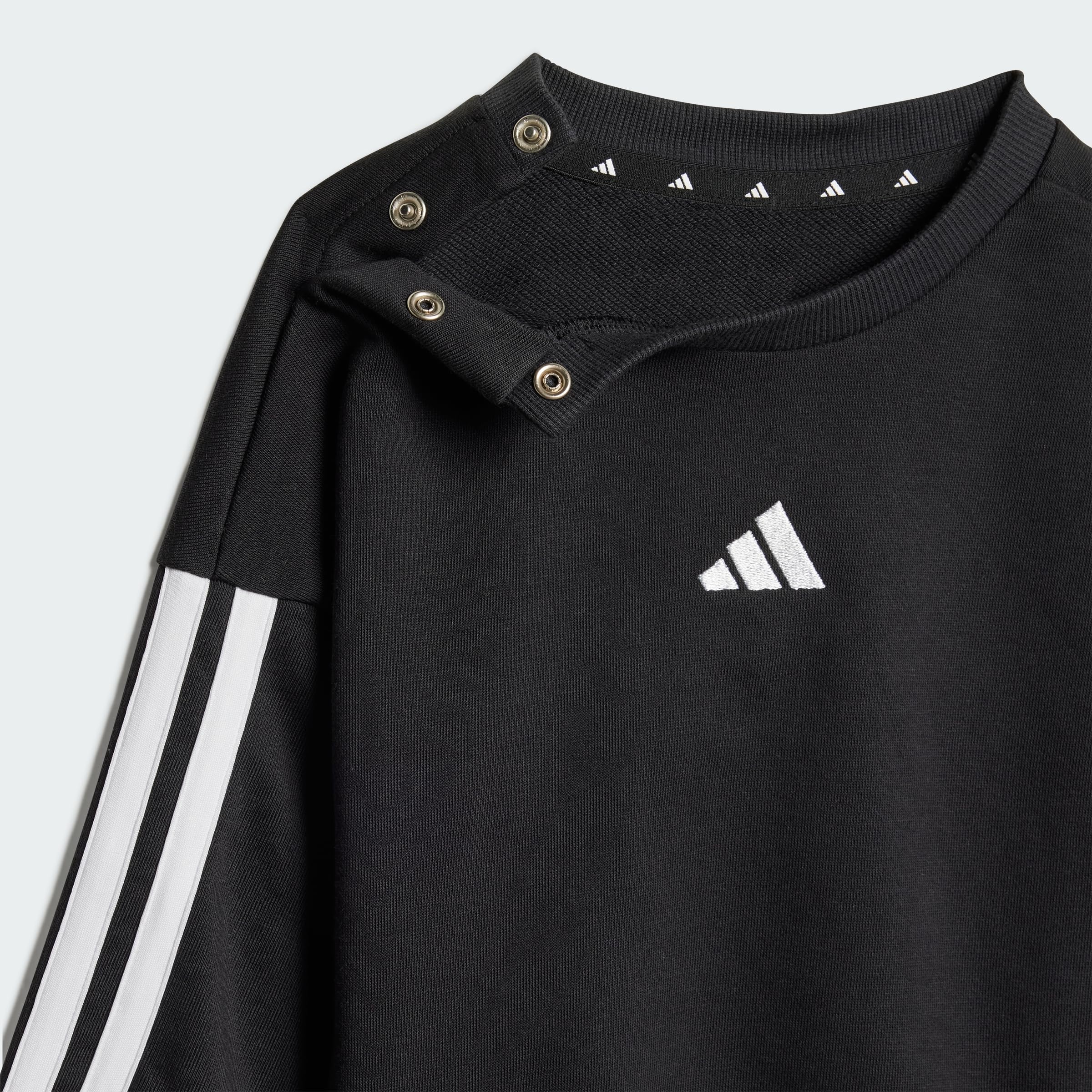 adidas Mixte bébé Essentials Jogger Track Suit, black/white, 6-9 Months