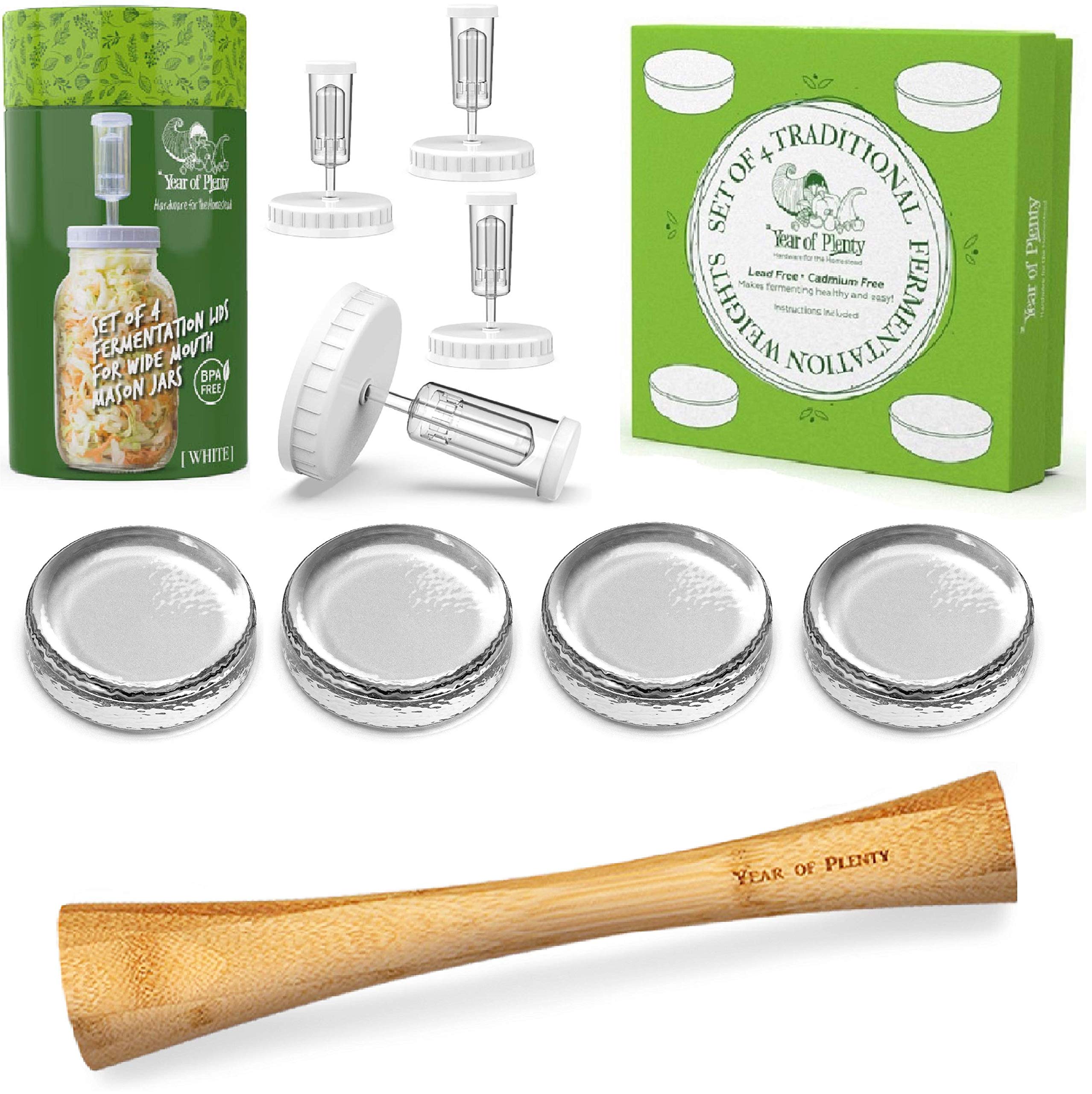 Year of Plenty Complete Sauerkraut Kit (White)