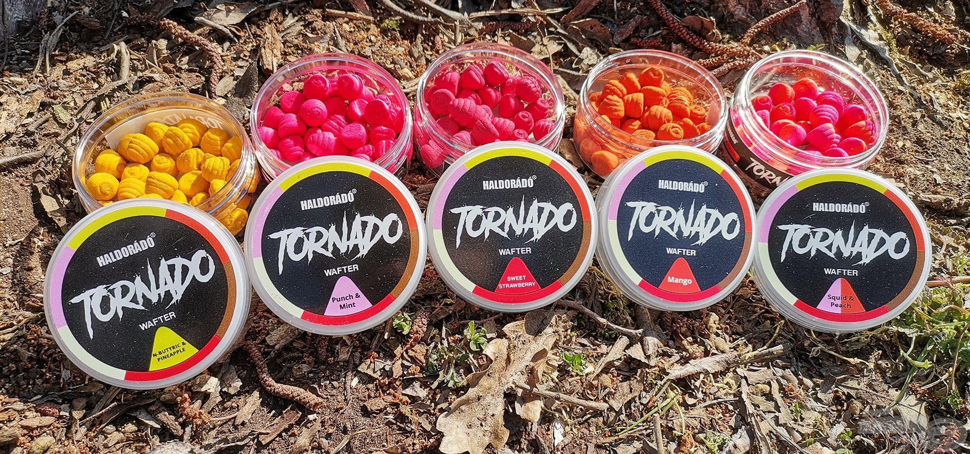 Haldorado Tornado Wafter Piña+N-Butyric 12mm, hookbait carpfishing, cebo flumino, cebo 100% bidegradable