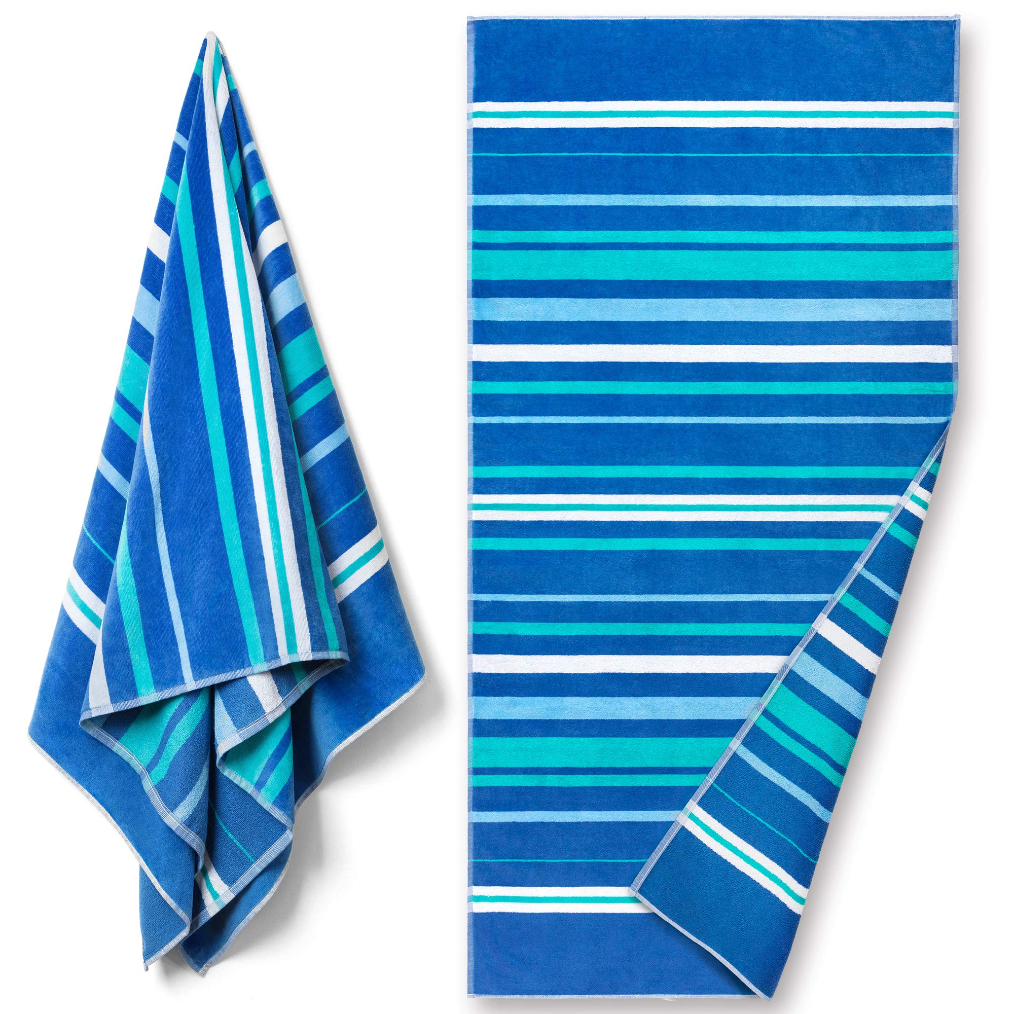 タオル Supreme week18 Boat Towel Multi BLUE Amazon.com: Reversible Premium Large Beach Towel 34 x 64 inch