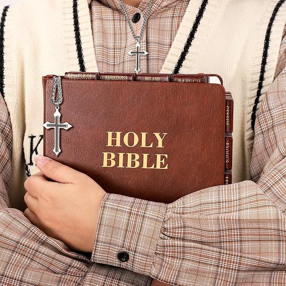 RETTACY Leather Bible Tabs, for Women & Men, 66 Bible Tabs for Old & New Testament, Additional 21 Tabs for Apocrypha, 9 Blank Tabs, Bible Study Supplies, Accessories, Gifts (Rose Gold)
