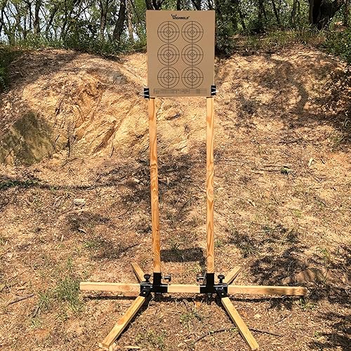 Miniatura 6 de Highwild Base de soporte ajustable para blanco de disparo de papel silueta de cartón - USPSAIPSC - IDPA Practice