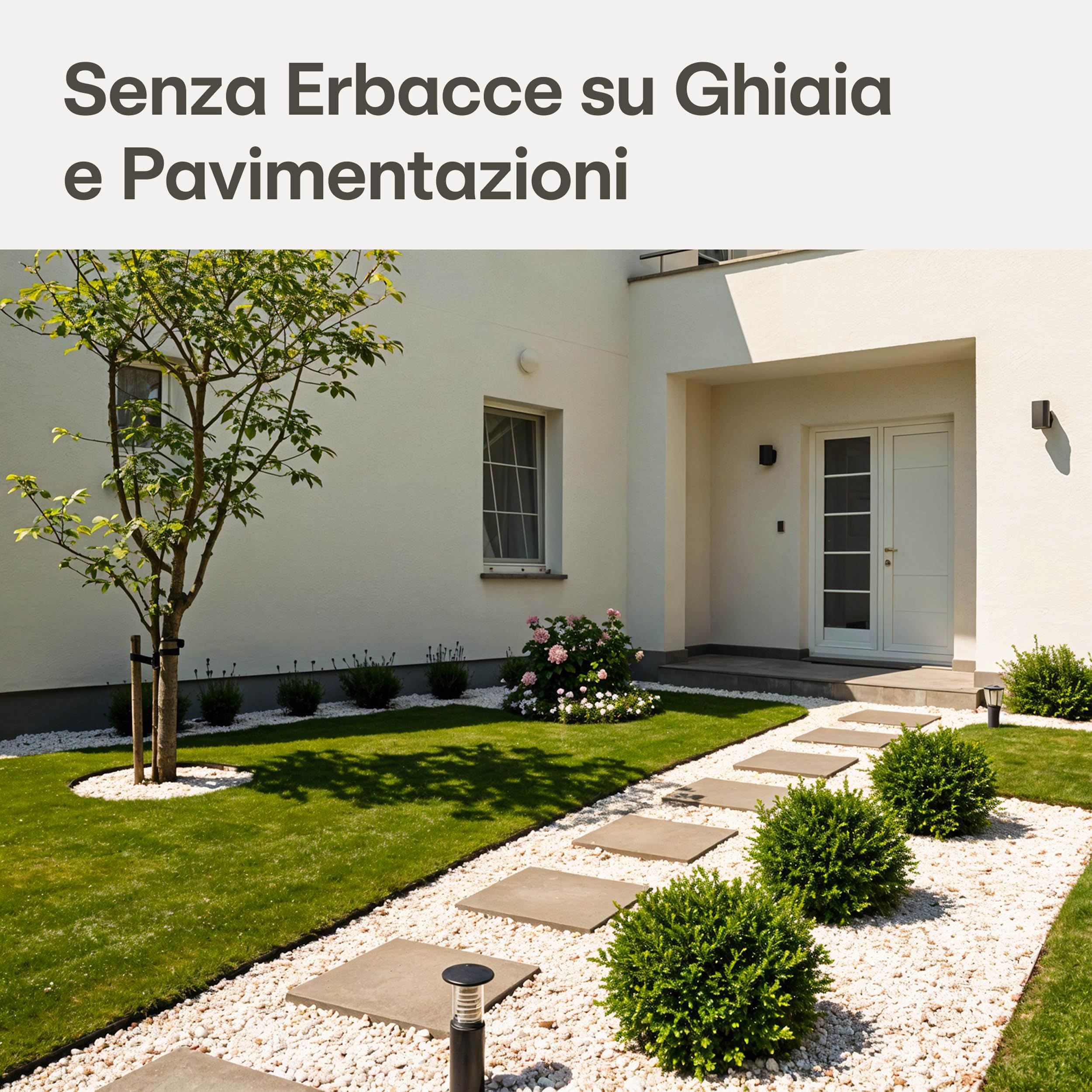 Praknu Telo Pacciamatura 150g/m² con 12 Picchetti – Extra Resistente & Antistrappo – 25m² Telo per Pacciamatura & Controllo Erbacce – Perfetto per Vialetti, Ghiaia & Giardini Rocciosi