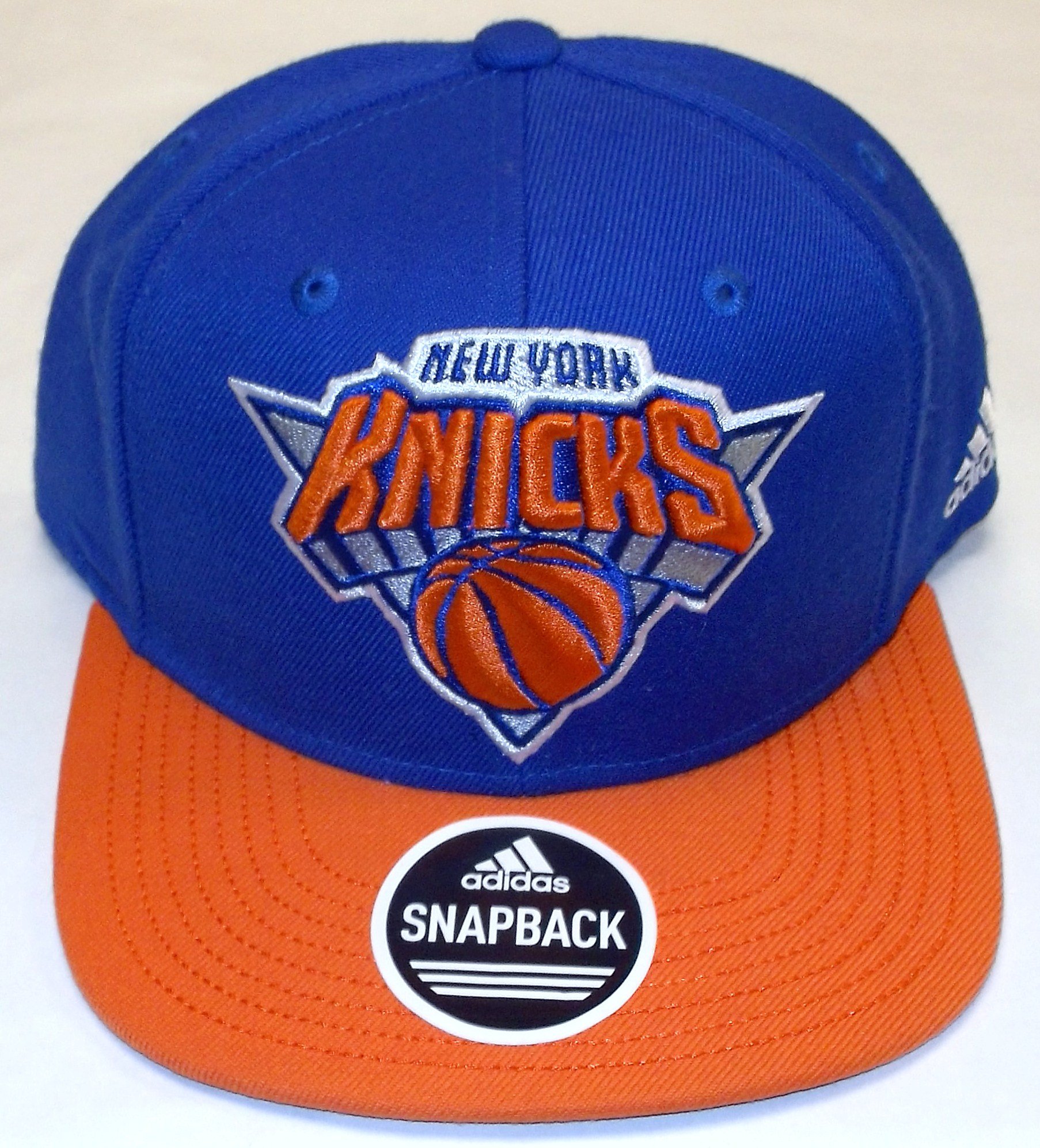 adidasNBA New York Knicks Flat Bill Snap Back Hat - OSFA - NU67Z