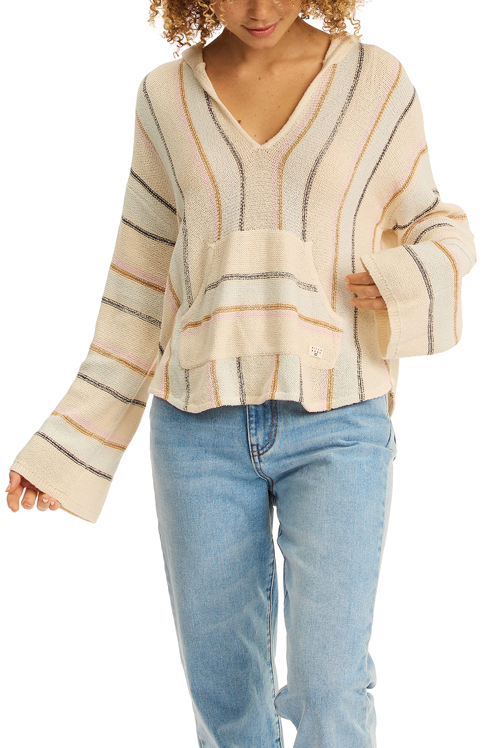 Billabongwomens Bonfire Hooded Baja Pullover Sweater