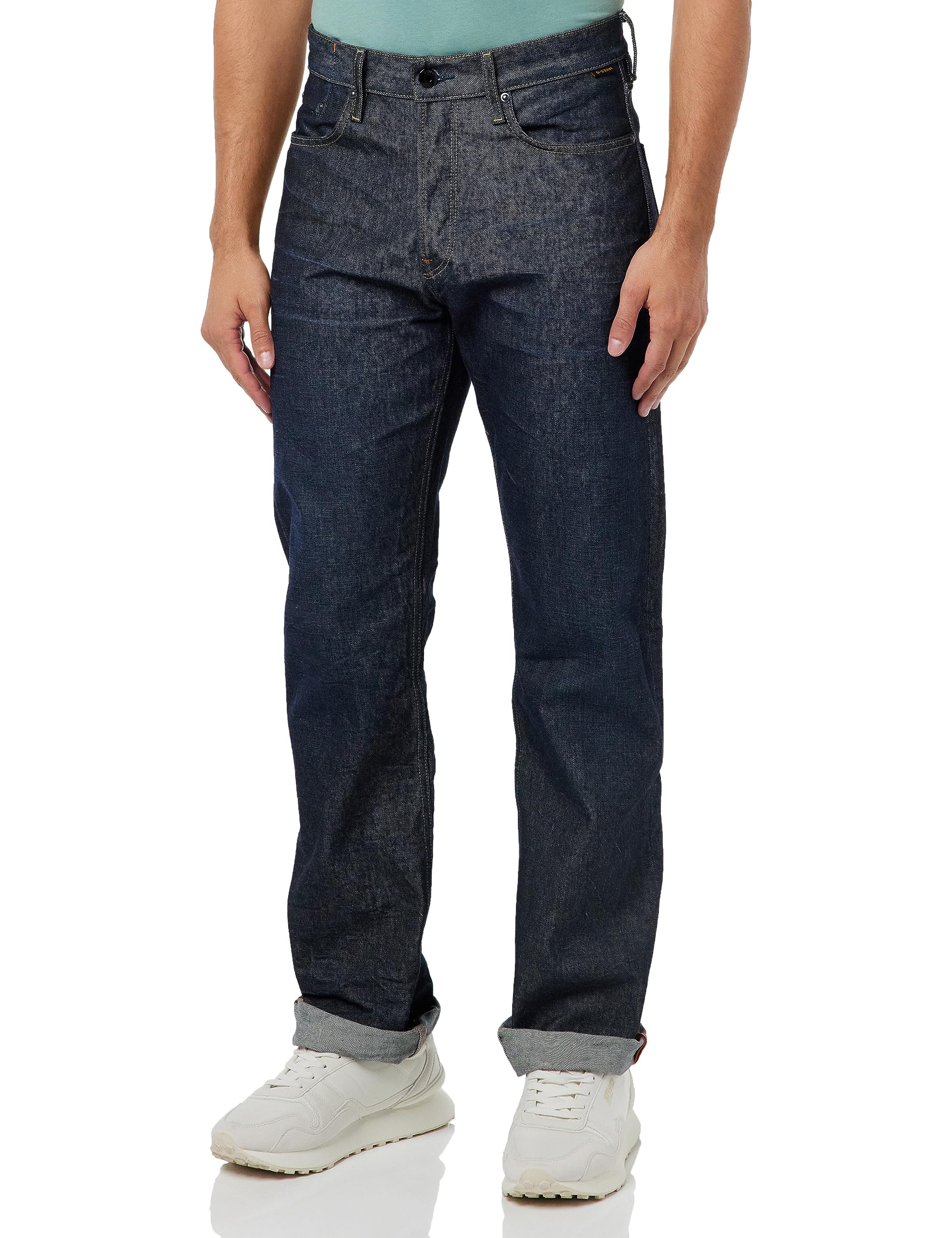 G-STAR RAW Men's Dakota Regular Straight Jeans, Multicolour (raw denim processed D23691-D433-8961), 28W / 32L