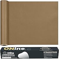 Vista 51 de ONine - Parche de reparación de cuero, cinta de reparación de cuero, parche de reparación de cuero de 12 x 48 pulgadas para muebles, kit