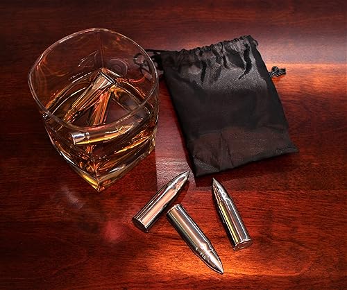 Miniatura 2 de Set of 6 Whiskey Stones Extra Large with Base, Gifts for Christmas Stocking Stuffers, for Men Dad, Unique Ideas for Birthday Boyfriend Him Cool