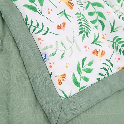 Miniatura 3 de Little Unicorn Edredón de muselina de algodón para niños pequeños  Manta súper suave  Tamaño para cuna convertida y cama infantil  Sábana acogedora