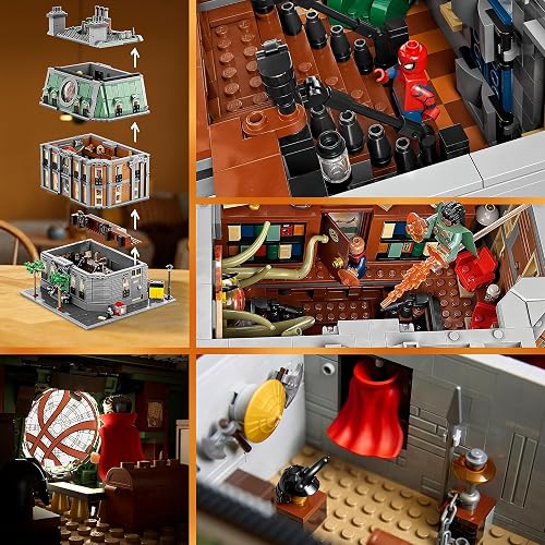 LEGO Marvel Sanctum Sanctorum, 3-Floor Modular Building Set, Model Kit for Adults to Build, with Doctor Strange and Iron Man Minifigures, Avengers Infinity Saga Collectible, Gift for Men & Women 76218 - 6