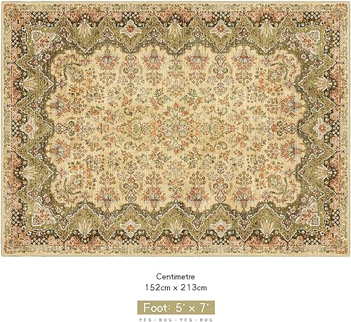 Vista 34 de Alfombras pequeñas de 2 x 3 pulgadas para entrada, alfombra bohemia verde para baño, pasillo, alfombra de cocina vintage, antideslizante, lavable