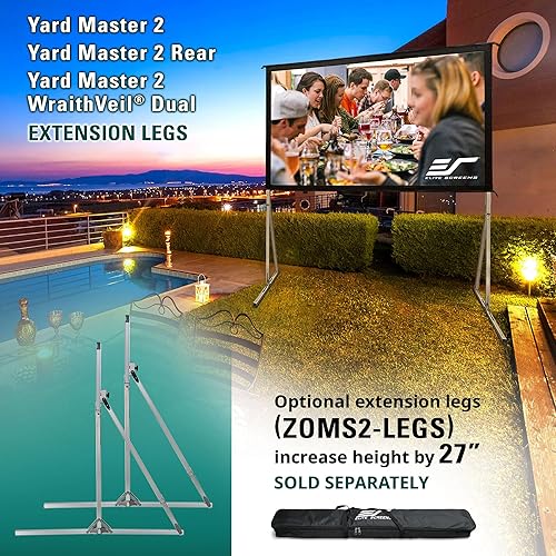 Miniatura 7 de Pantalla para proyector al aire libre con soporte 16:9, 8K 4K Ultra HD 3D, plegable y rápida YardMaster 2 Rear Projection