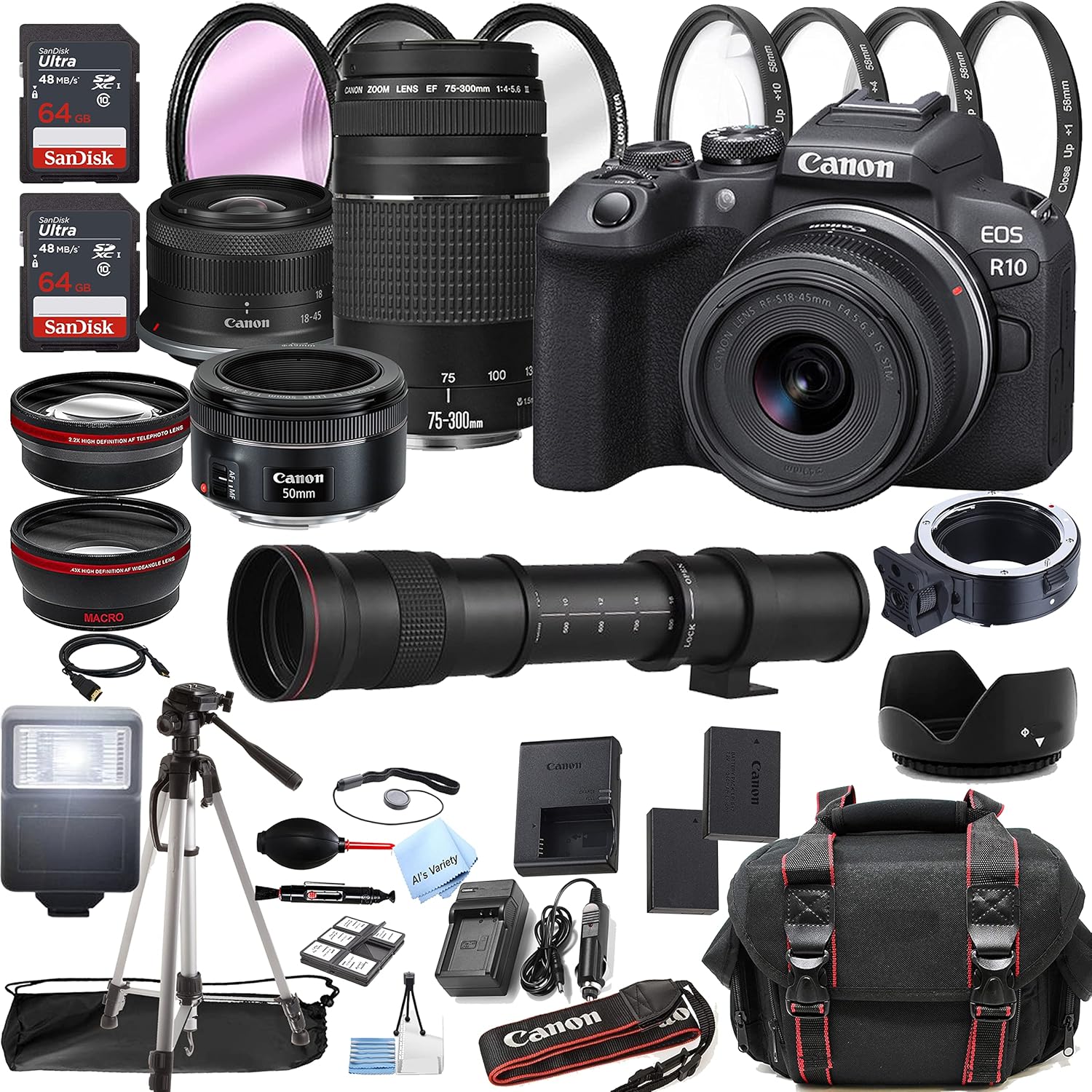 Amazon.com : Canon EOS R10 Mirrorless Digital Camera with RF-S 18-45mm ...