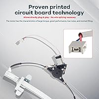 Vista 5 de Elevalunas eléctrico trasero derecho del lado del pasajero con motor para 1992-2011 para Ford Crown Victoria 1992-2010 para Mercury Grand Marquis