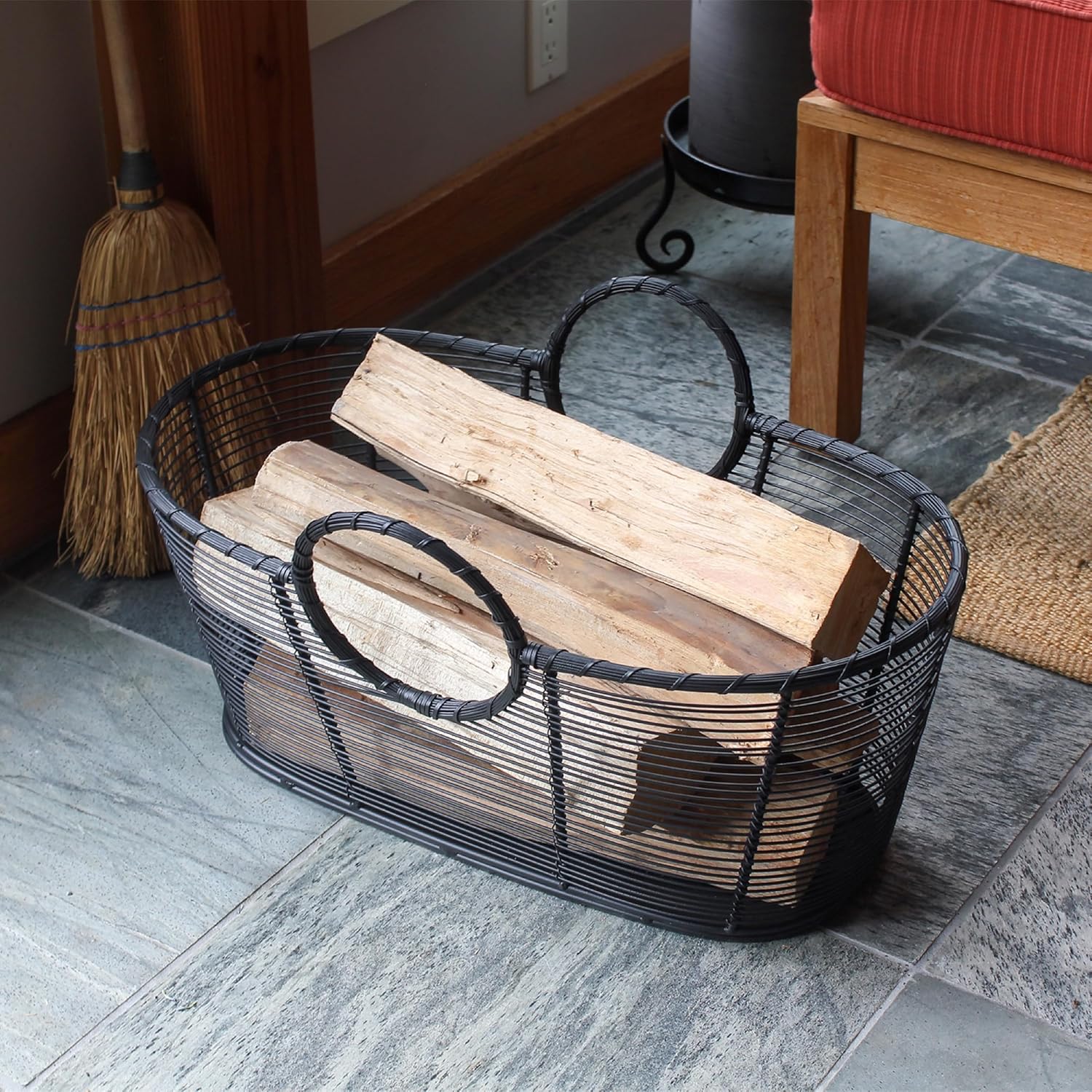 Large Wood Basket