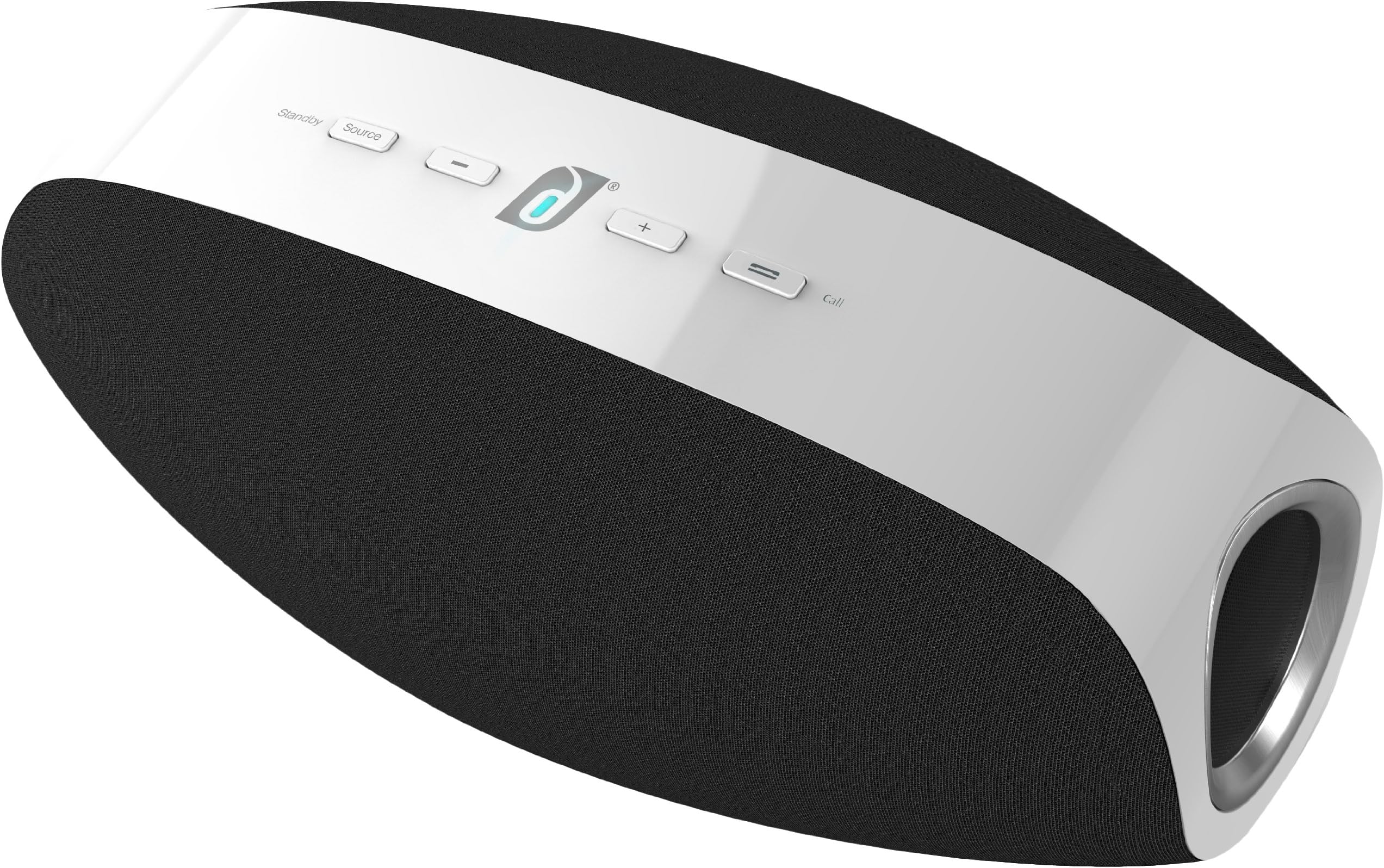 Damson Oyster Bluetooth Speaker - White/Black