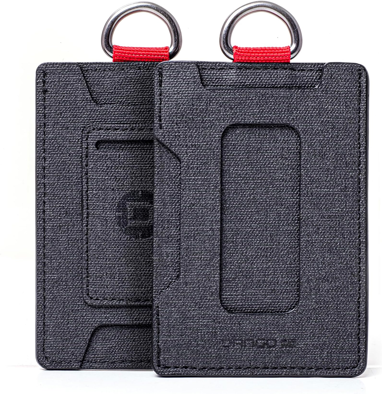 Dango S1 Stealth Wallet - Jet Black - Durable DTEX Material, Water Resistant, RFID Blocking, Made in USA