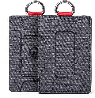 Dango Slim Minimalist Wallet for Men - RFID Blocking - Durable Dtex Water Resistant Material, Black