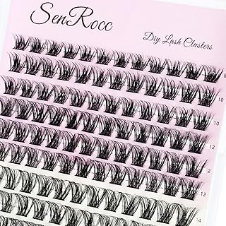 Extensiones de pestañas naturales en racimo d...