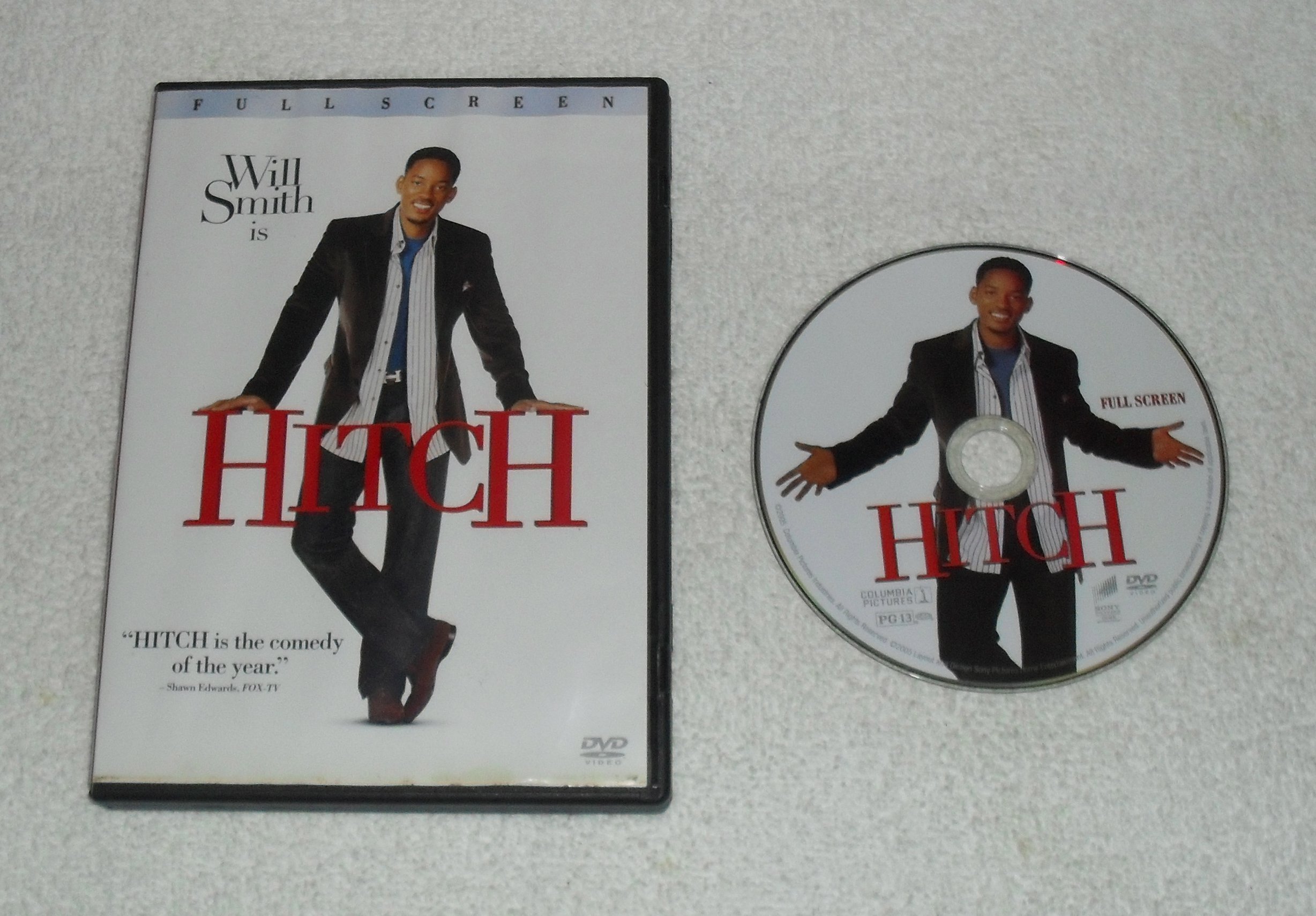 Hitch DVD película de importación británica en formato físico original comedia de culto
